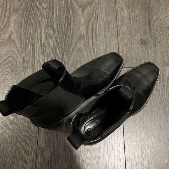 Aeyde Simone leather square toe ankle boots size 36 black - Picture 4 of 7